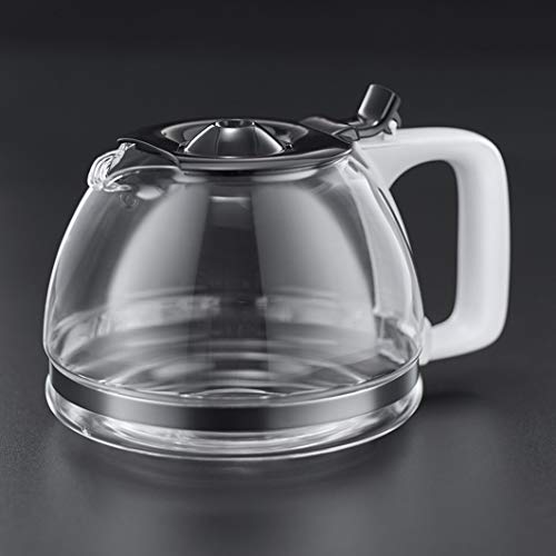 Russell Hobbs Textures - Cafetera de Goteo (Jarra Cafetera, 975 W, Blanco, de Plástico Alta Calidad) - ref. 22610-56