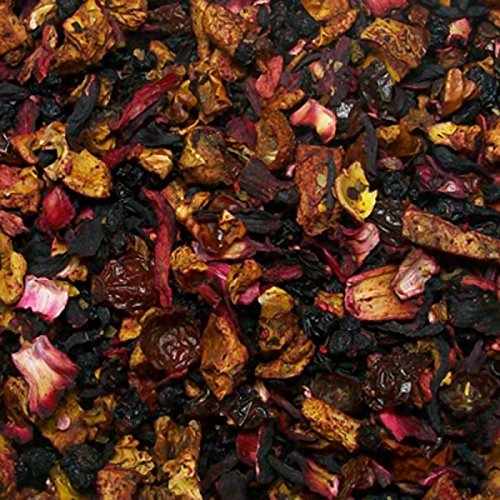 SABOREATEYCAFE THE FLAVOUR SHOP Infusión Natural Granel de Frutas del Bosque Te de Frutal 100 gramos