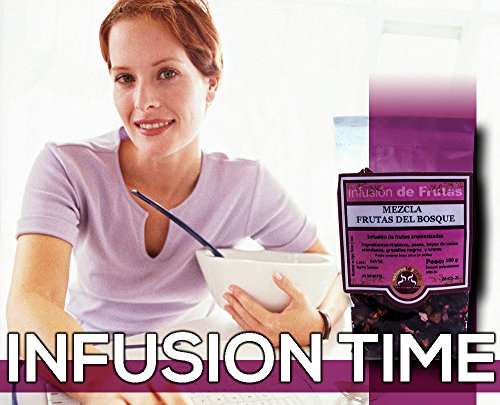 SABOREATEYCAFE THE FLAVOUR SHOP Infusión Natural Granel de Frutas del Bosque Te de Frutal 100 gramos