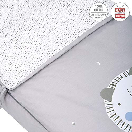 Saco De Cuna I/V Be Lion Gris 60x120 cm