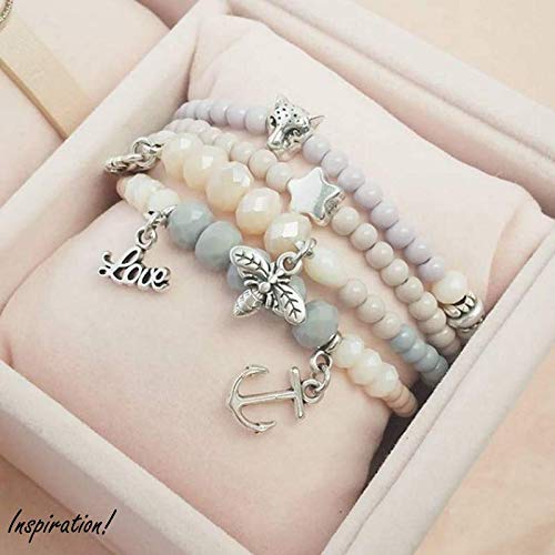 sadingo DQ metal colgante 'Ancla' – 2 Unidades – zamak, dorado o plateado – Color a elegir)