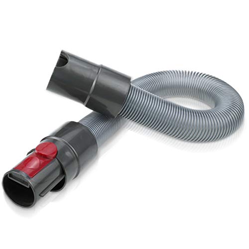 SAFETYON Manguera de Extensión para Aspiradora Dyson V7 V8 V10 V11, Tubo Flexible para Dyson DC29 DC32 52 cm Extensible a 150 cm (Sin Cable)