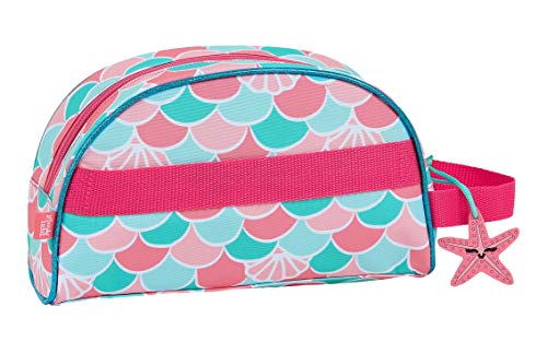 safta 812023824 Neceser, Bolsa de Aseo Adaptable a Carro Glowlab, Azul