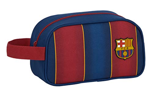Safta- F.C. Barcelona Neceser, Color azul marino/granate, Mediana (M248)
