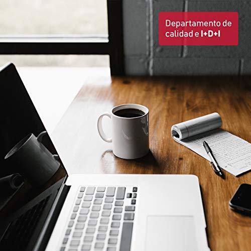 Safta-Glow Lab Carpeta 4 Anillas de 30mm, Color Rosa Claro, (512061666)