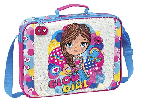 Safta Maletín Glowlab "Sequins" Oficial Para Ordenador 380x60x280mm