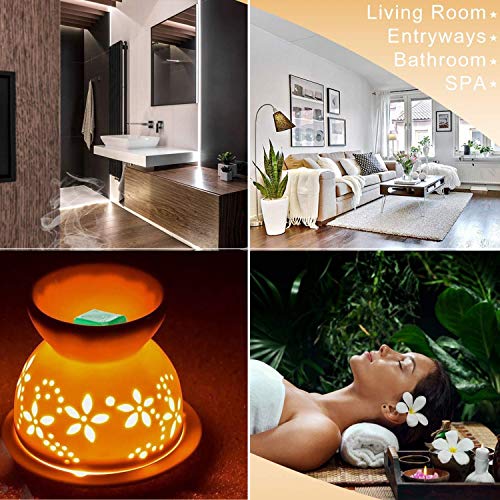 SaiXuan Cubos de cera de fragancia,Velas Perfumadas Cera de soya 100% derretida para fragancias de la habitación,paquete de 8 x 70.9 g