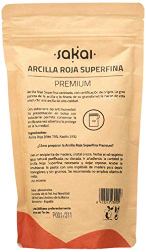 Sakai Arcilla Roja Superfina 300 G Bolsa 300 G Bolsa Sakai 500 g