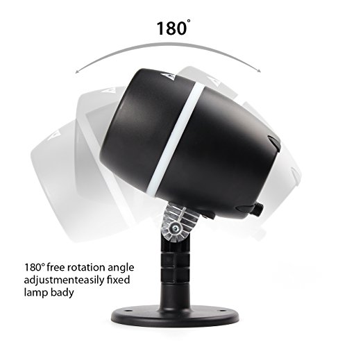 Salcar Proyector Luces de la Navidad, Efecto de luces LED Proyector, para interiores y exteriores IP65