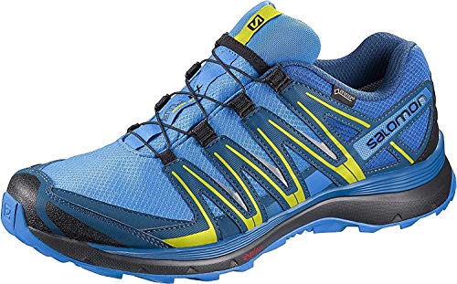 Salomon XA Lite GTX, Zapatillas de Trail Running para Hombre, Azul/Lima (Indigo Bunting/Snorkel Blue/Sulphur Spring), 42 EU