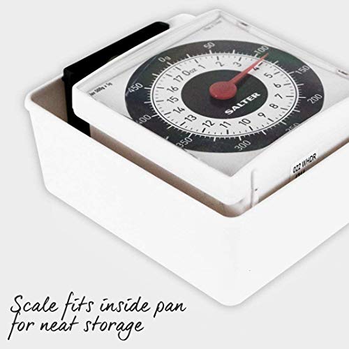 Salter - Báscula mecánica de Cocina, Dieta, Color Blanco