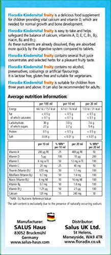 Salus Floradix Kindervital Fruity Vitaminas - 250 ml