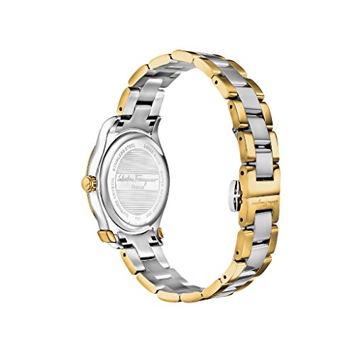 Salvatore Ferragamo Reloj Análogo clásico para Mujer de Cuarzo con Correa en Acero Inoxidable FF3250015