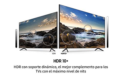 Samsung Crystal UHD 2020 43TU7005- Smart TV de 43", Resolución 4K, HDR 10+, Crystal Display, Procesador 4K, Función One Remote Control y Compatible con Asistente de Voz