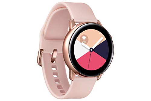 Samsung Galaxy Watch Active Reloj Inteligente Oro Rosa SAMOLED 2,79 cm (1.1") GPS (satélite) - Relojes Inteligentes (2,79 cm (1.1"), SAMOLED, Pantalla táctil, GPS (satélite), 25 g, Oro Rosa)