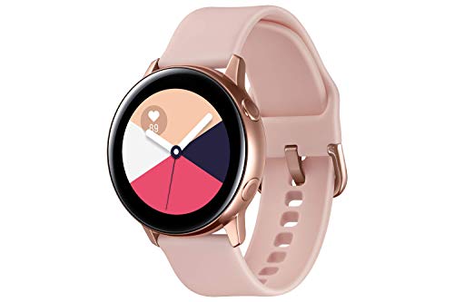 Samsung Galaxy Watch Active Reloj Inteligente Oro Rosa SAMOLED 2,79 cm (1.1") GPS (satélite) - Relojes Inteligentes (2,79 cm (1.1"), SAMOLED, Pantalla táctil, GPS (satélite), 25 g, Oro Rosa)