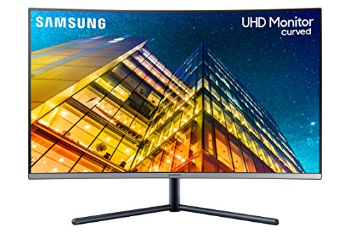 Samsung U32R590C - Monitor Curvo de 32'' 4K sin marcos (3840x2160, LED, UHD, 60 Hz, 4ms, 16:9, 2500:1, 1500R, HDMI, PBP) Negro