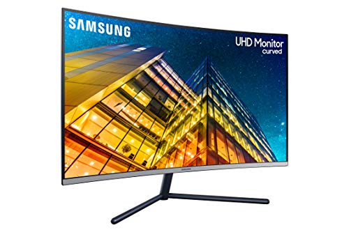 Samsung U32R590C - Monitor Curvo de 32'' 4K sin marcos (3840x2160, LED, UHD, 60 Hz, 4ms, 16:9, 2500:1, 1500R, HDMI, PBP) Negro