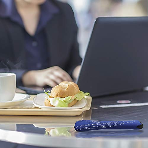 Sandmovie 3 Piezas Juego Funda Cubiertos Cubiertos para Llevar Picnic Camping Acampad, Servicio para 1 Persona