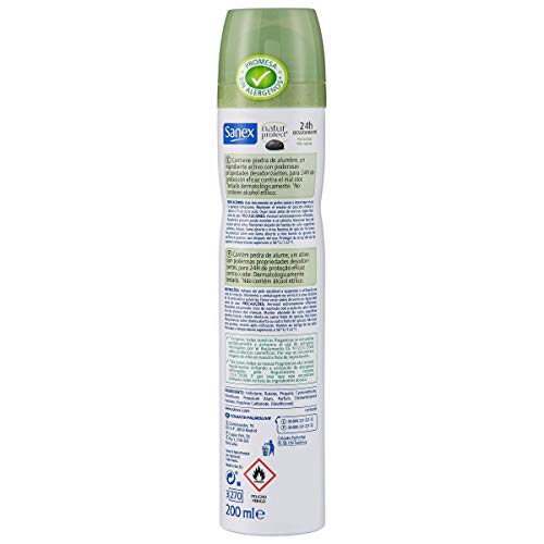Sanex Natural Protect 0â Parfum Desodorante Vaporizador piel normal 200â ml