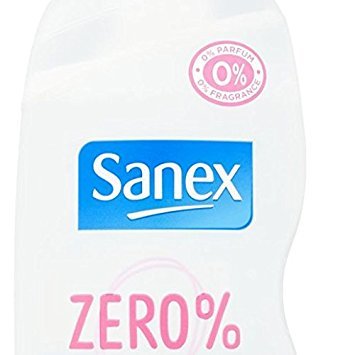 Sanex Zero% - Gel de ducha para piel sensible, 250 ml (2 unidades)