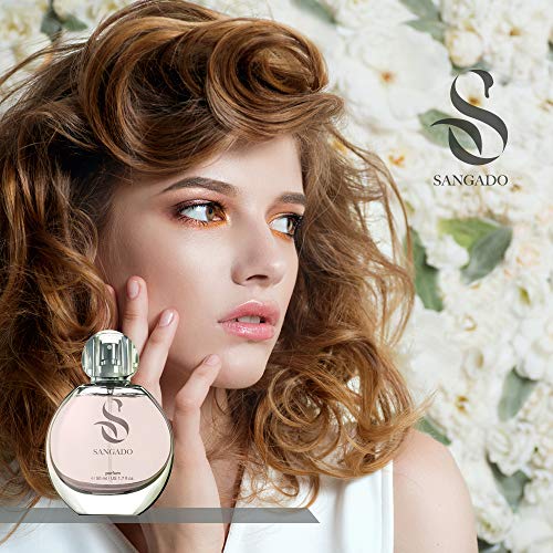 SANGADO Tuberosa Y Jazmín Perfume para Mujeres, Larga Duración de 8-10 horas, Olor Lujoso, Floral, Francesas Finas, Extra Concentrado (Parfum), Spray de 50 ml, Un Gran Regalo Para Mujeres