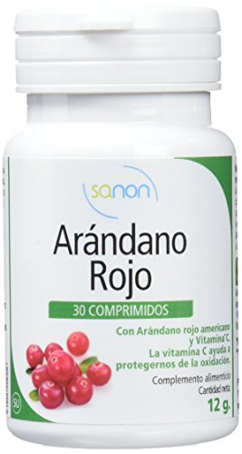 Sanon Arándano Rojo Americano con Vitamina C - 2 Paquetes de 30 Cápsulas