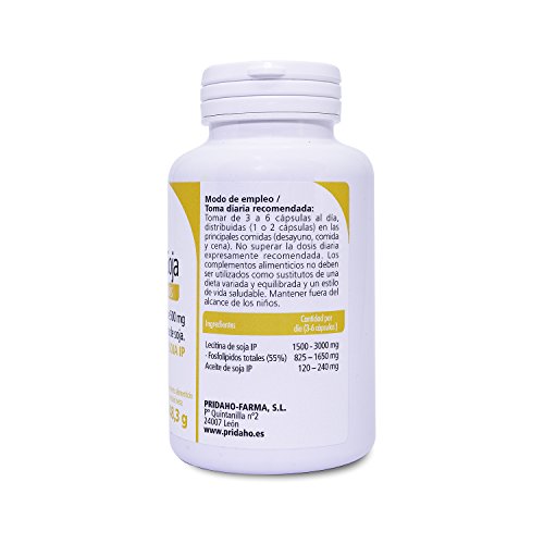 SANON - SANON Lecitina de Soja 200 cápsulas blandas de 735,19 mg