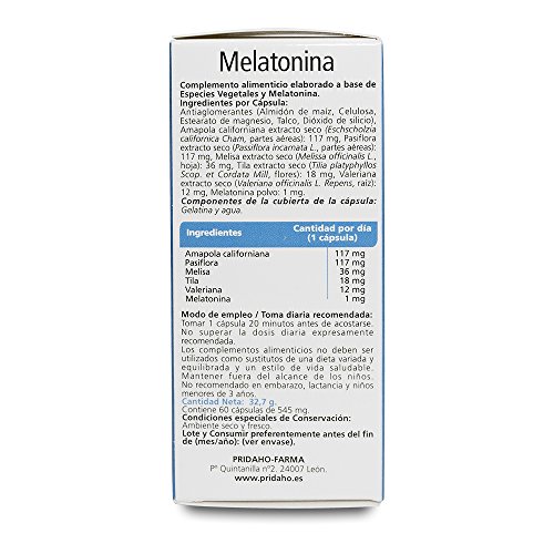 SANON - SANON Melatonina 60 cápsulas de 545 mg