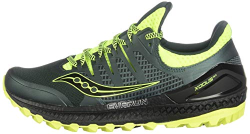 Saucony Xodus ISO 3, Zapatillas para Hombre, Verde Amarillo, 42.5 EU