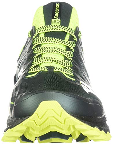 Saucony Xodus ISO 3, Zapatillas para Hombre, Verde Amarillo, 42.5 EU