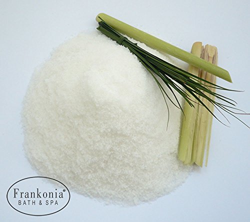 Sauna Salz Lemongrass Sal Marina con jaceite de jojoba, exfoliante corporal 400 g