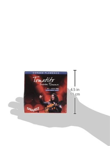 Savarez Cuerdas para Guitarra Clásica Flamenco juego T50J Tensión alta, azul