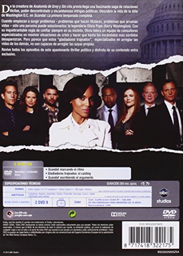 Scandal Temporada 1 [DVD]