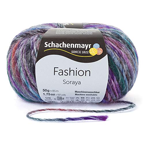 Schachenmayr Hilos para Tejer A Mano Soraya, 50g Midnight Blue