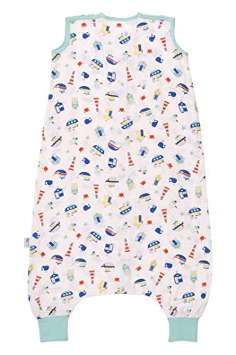 Schlummersack Baby Musselin Sommerschlafsack con pies 0.5 Tog - Barcos - disponible en 4 diferentes tamaños Talla:24-36 meses