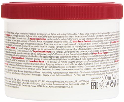 Schwarzkopf BC Bonacure - Repair Rescue - Tratamiento con la tecnología Cell Protector para cabellos dañados - 500 ml