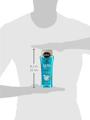 Schwarzkopf Gliss Million Gloss Champú para cabello mate y sin luz, 250 ml