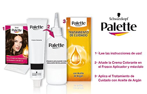 Schwarzkopf Palette Intense Coloración Permanente Tono 6.1 Rubio Oscuro Ceniza - 3 uds