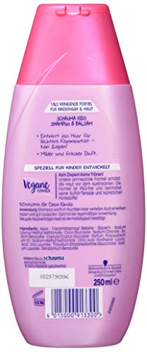 Schwarzkopf Schauma Niños champú y bálsamo muchacha, 250 ml