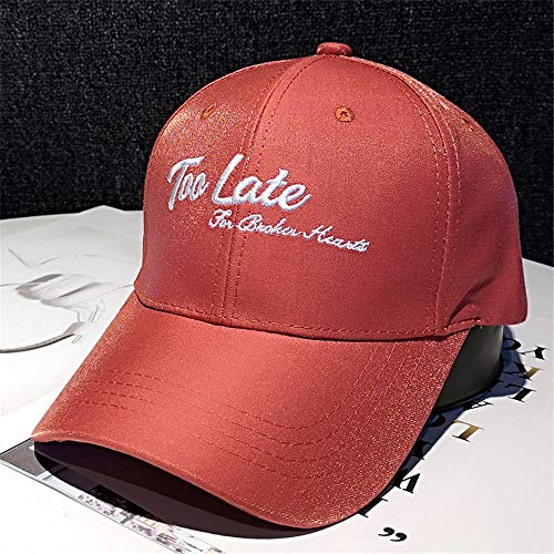 sdssup Moda Femenina Gorra Deportiva 2019 Gorra béisbol Nuevas Letras Casuales Coreano Primavera y Verano Calle Marea Universal