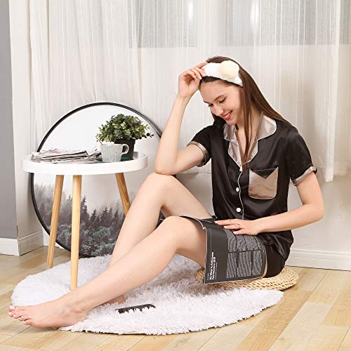 Sea Team -2Pcs Diadema elegante para mujer, elástica, con forro polar de coral, con pompones muy monos para hacer cosplay para maquillaje y lavado de cara