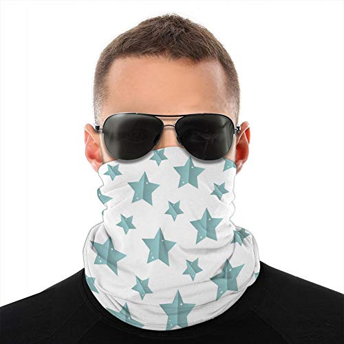 Seamless Windproof Neck Gaiter Scarf Bandana Cover Shield for Outdoor Activities beauty bright star universe background Sun-Proof Cover