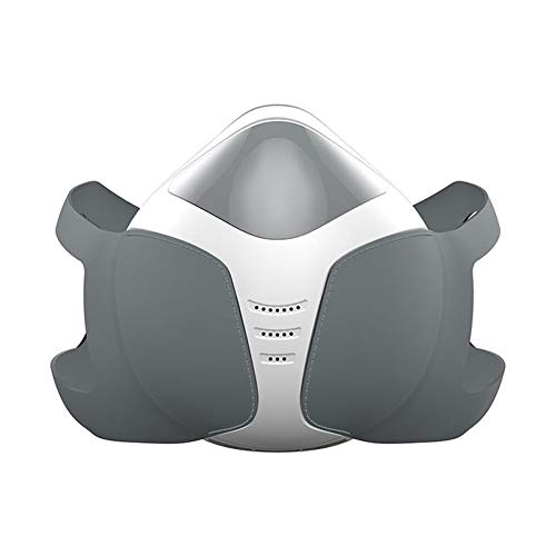 Seasaleshop Mascaras Anti-Polvo Máscara Antipolución Máscara Eléctrica Inteligente,Máscara Anti-Vaho Recargable USB, para Evitar Que el Smog y los Gases Tóxicos Entren al Cuerpo
