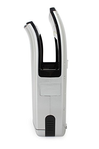 Secador de manos comercial rápido y potente para inodoros Sistema de suelo seco Secador de jet SMART - Plata