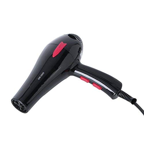 Secador de pelo 3000 W eléctrico de bajo ruido potente triple difusor con peine para el cabello