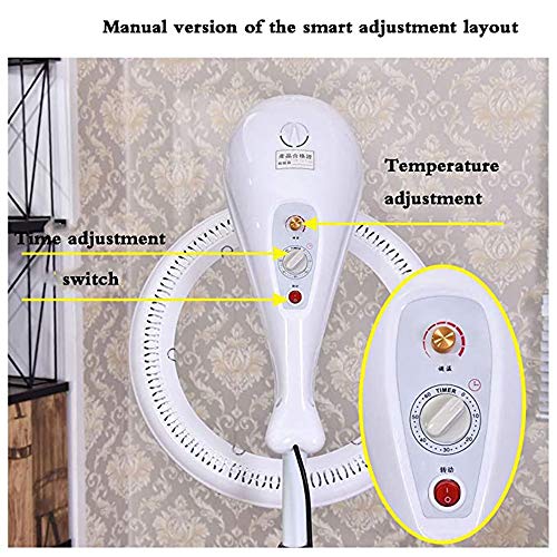 Secador De Pelo 950 W con Brazo Pared Secador Casco con Brazo Pared Campana Secado Soporte Procesador Color Profesional para Peluquería Y Salón