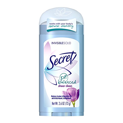 Secret Original Desodorante antitranspirante e invisible, sin manchas, potente, 73 g