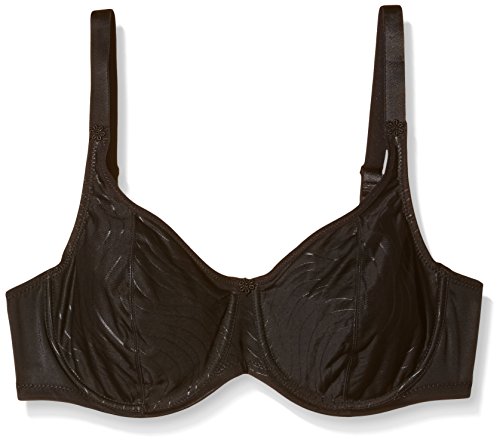 Selene - Sujetador Reductor De Simplex Grabado En Ondas, color negro, talla 90C