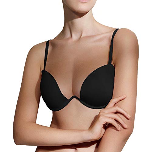 Selmark - Sujetador Infinity Espalda Descubierta - 004-NEGRO, 85, B